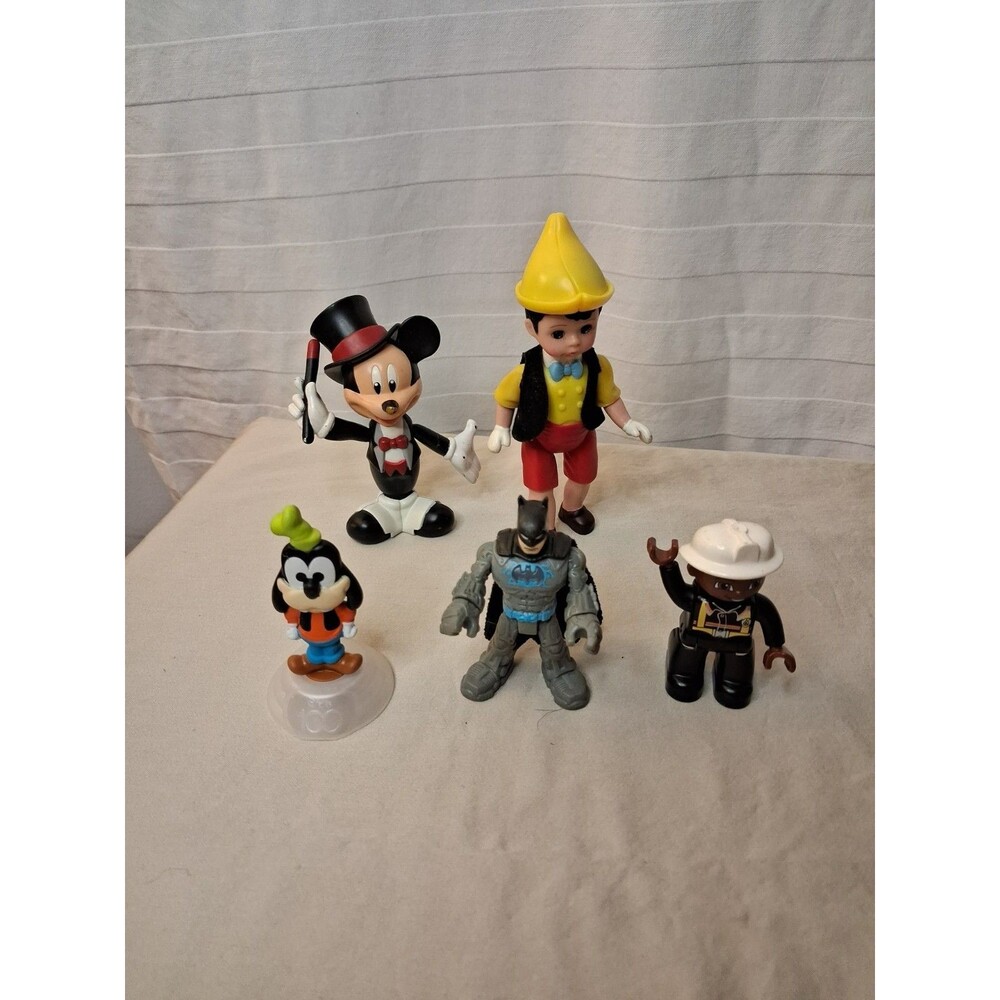 Vtg Lot Of Argo Disney Toys. Donald, Goofy, Minnie. Disneyana